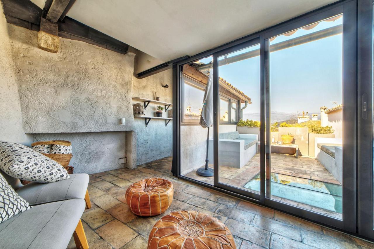 Townhouse Mougins In The Old Village, Fantastic View, Sea And Mountains 外观 照片