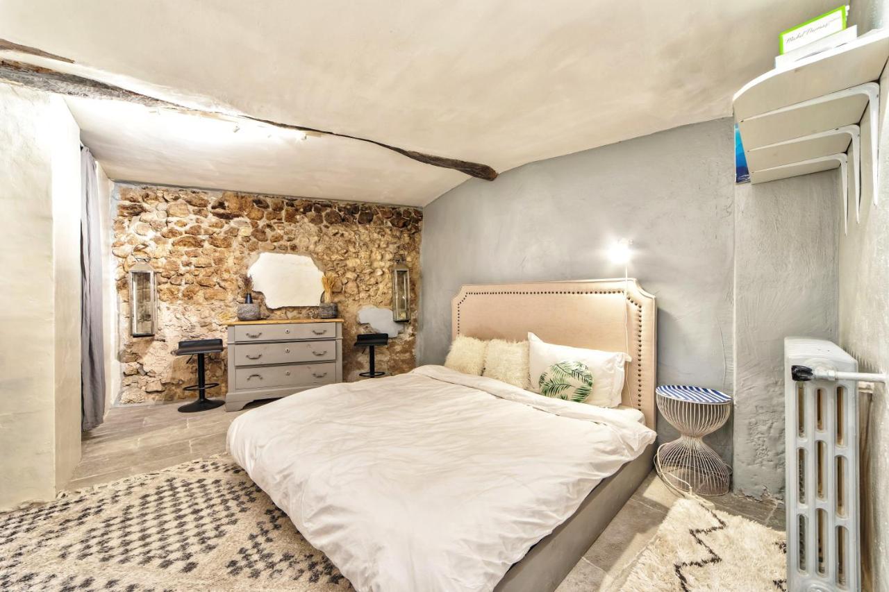Townhouse Mougins In The Old Village, Fantastic View, Sea And Mountains 外观 照片